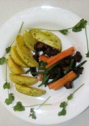 A picture of Stir fly beef.
