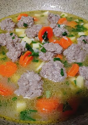 Foto resep Sop bola2 daging