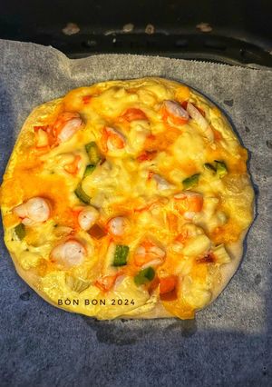 Hình của món Pizza Tôm Ớt Chuông NCKD.