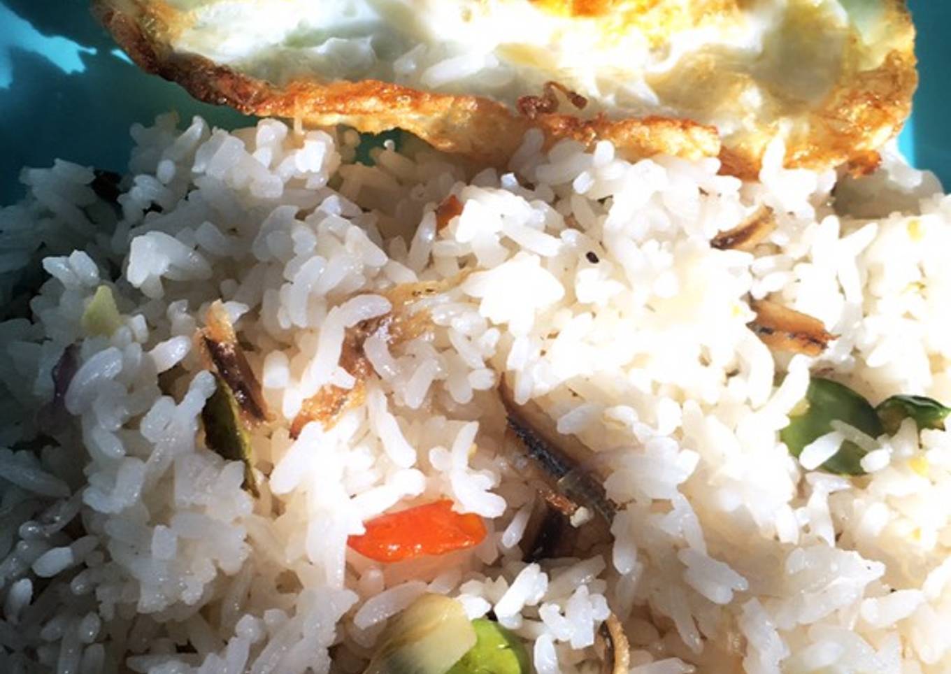 Nasgor jadul ikan teri petai