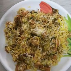 A picture of Quick chicken dum biryani.