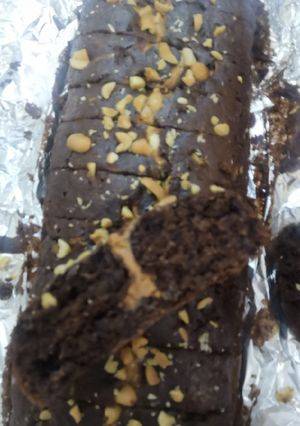Φωτογραφία της συνταγής Healthy peanut choco cake