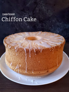 Foto resep Lemon Yoghurt Chiffon Cake