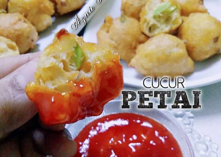 Resep 🥀Cucur Petai @ Jejemput Petai….🥀 yang Bisa Manjain Lidah