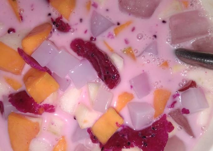 Resep Es Buah Seadanya Oleh Romadina Ambarwati Cookpad