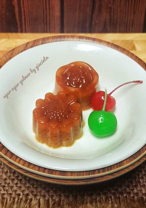 Foto resep Agar-agar santan gula merah