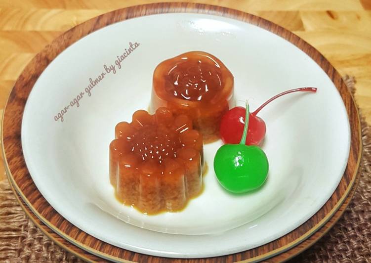 Resep Agar-agar santan gula merah, Lezat