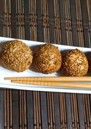 Una foto de Jian Dui o Bolas de Sésamo 🇨🇳