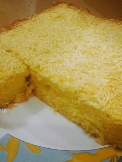 Foto resep Bolu tape keju / tape cake a.k.a bolu peyeum