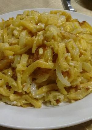 Una foto de Nido revuelto (de papas)