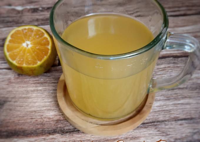 Cara Gampang Menyiapkan Wedang Jeruk Peras yang Enak