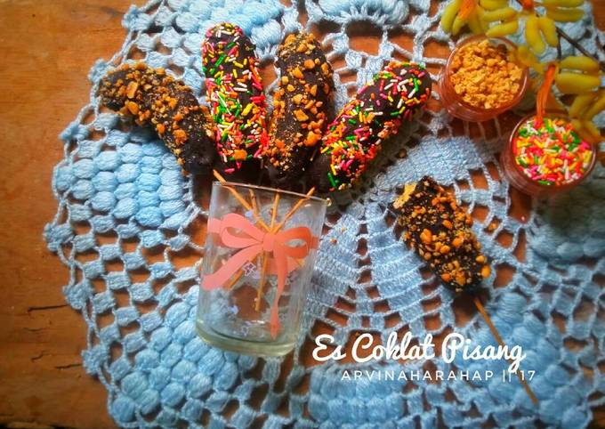 Yuk intip, Resep gampang memasak Es Pisang Coklat/Es Kul Kul yang istimewa