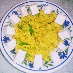 A picture of Paneer bhuji.