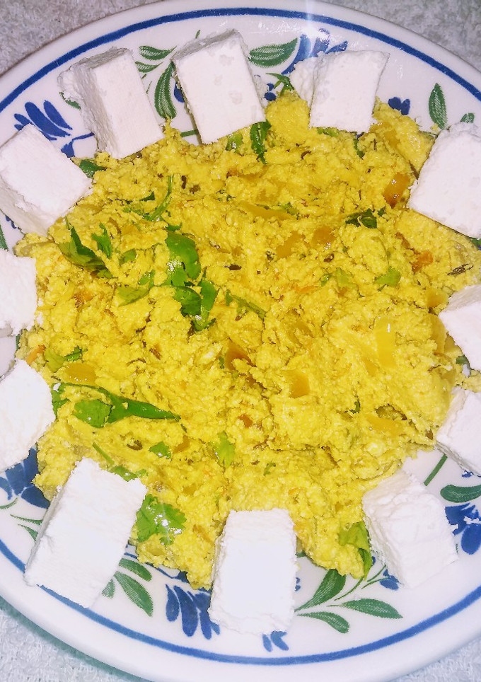A picture of Paneer bhuji.