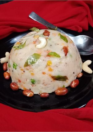 A picture of Vegetable Rava Upma.