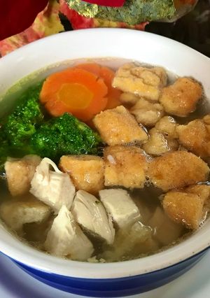 Foto resep Sup Udang Goreng dan Ayam#ketopad_CP_anekasoup