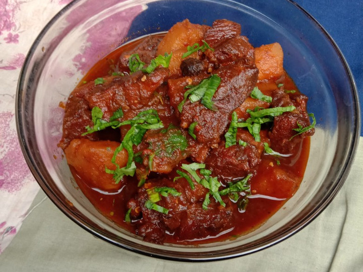 Resep Semur Daging Kentang Murah