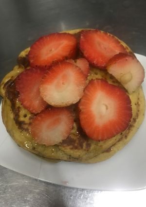 Una foto de Pancakes saludables y fáciles