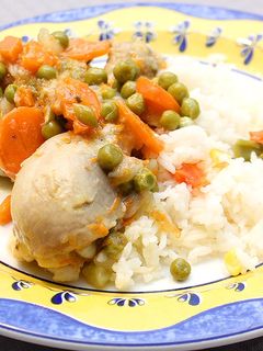 Una foto de Pollo Arvejado