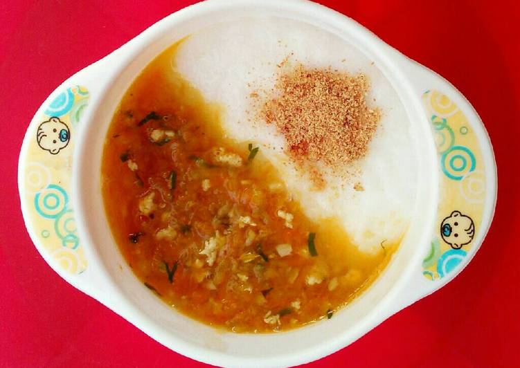 Cara Gampang Membuat MPASI 9m+ : Nasbek Tempe Kuah WoAyLasi 4* + Evoo yang Enak
