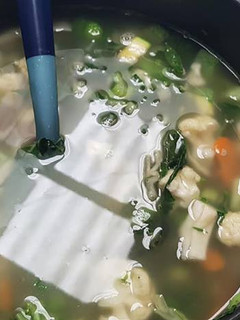Una foto de Caldo de verduras y milpa con polvo de charales las Correa. México