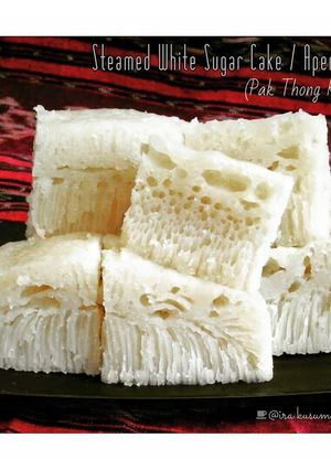 Foto resep Apem Putih (Pak Thong Ko) Steamed White Sugar Cake