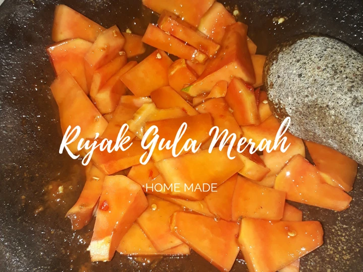 Langkah Gampang Membuat Resep Rujak Gula Merah yang Uenak Anti Ribet, Bikin Ngiler