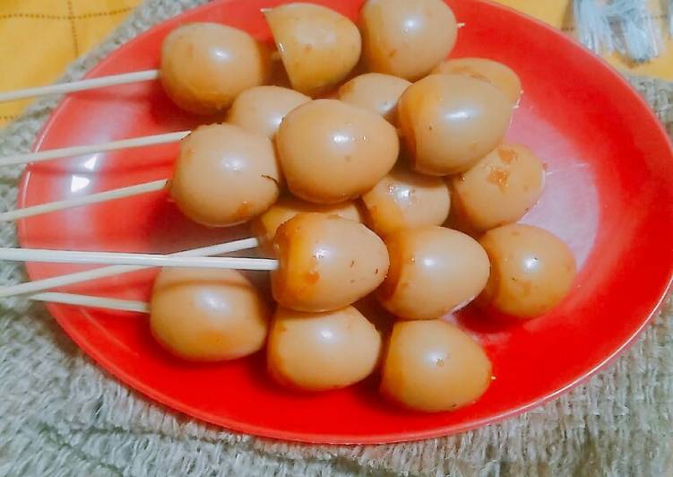 Resep Sate Pindang Telur Puyuh Anti Gagal