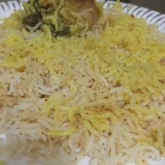 A picture of Fish nurmahali biryani.