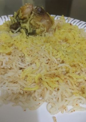 A picture of Fish nurmahali biryani.