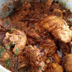 A picture of Stewed chicken.