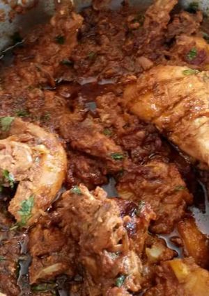 A picture of Stewed chicken.
