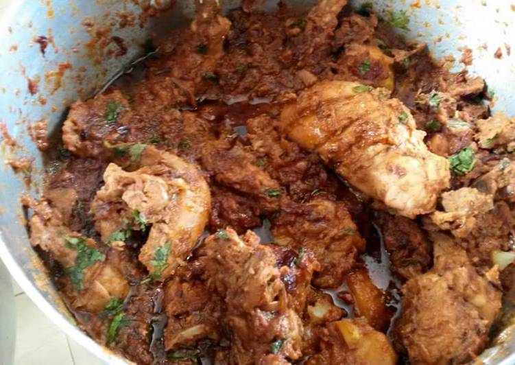 Simple Way to Prepare Super Quick Homemade Stewed chicken