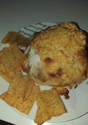 Una foto de Bollo pizza burger