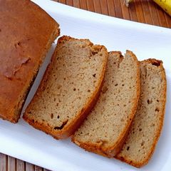 A picture of Eggless Whole Wheat Banana Bread.