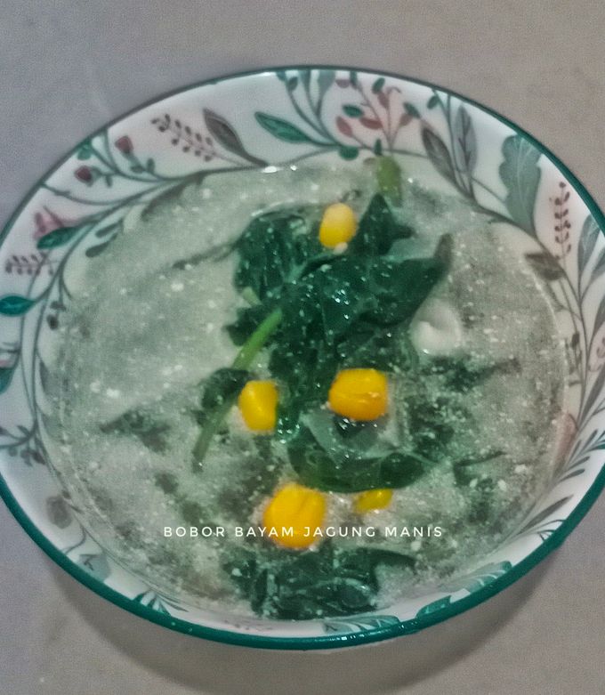 Foto resep 169: Bobor Bayam Jagung Manis
