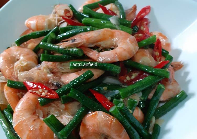 Tumis Udang Kacang Panjang