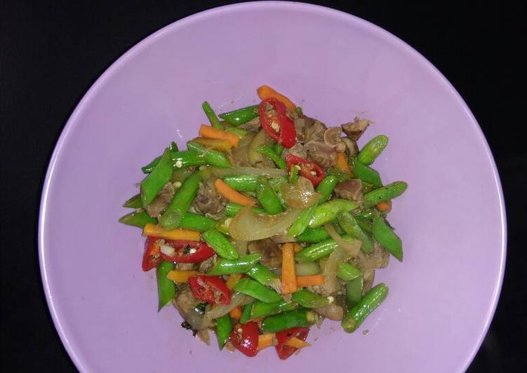Resep Tumis Buncis Hati Ampela Lezat