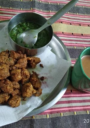 A picture of Moong dal mangodi.