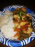 Garlic Ginger Chicken Stir Fry