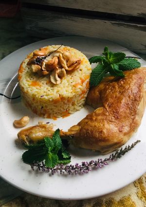 صورة لوصفة الأرز البخاري