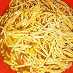 Hausa made Sphaghetti (Taliyan murji) A picture of Hausa made Sphaghetti (Taliyan murji).