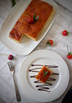 Foto resep Puding Roti Karamel