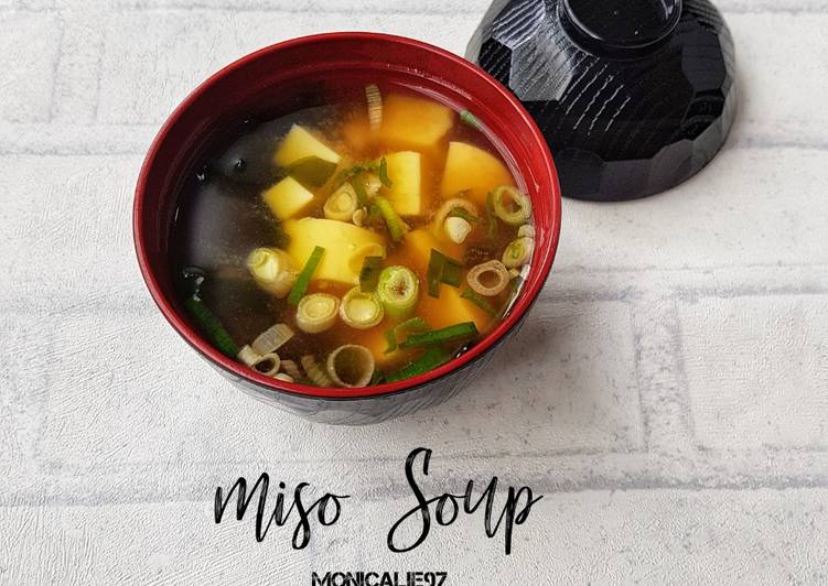 Langkah Mudah untuk Menyiapkan Japanese Miso Soup (Simple, Praktis), Lezat