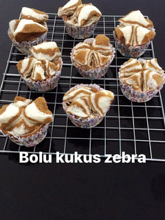 Foto resep Bolu kukus zebra