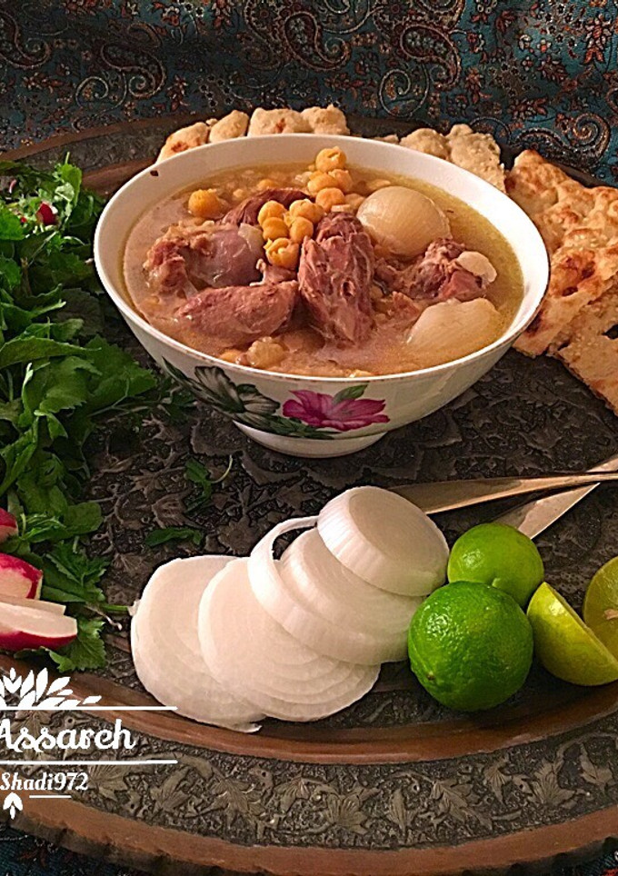 عکسی از دستور آبگوشت