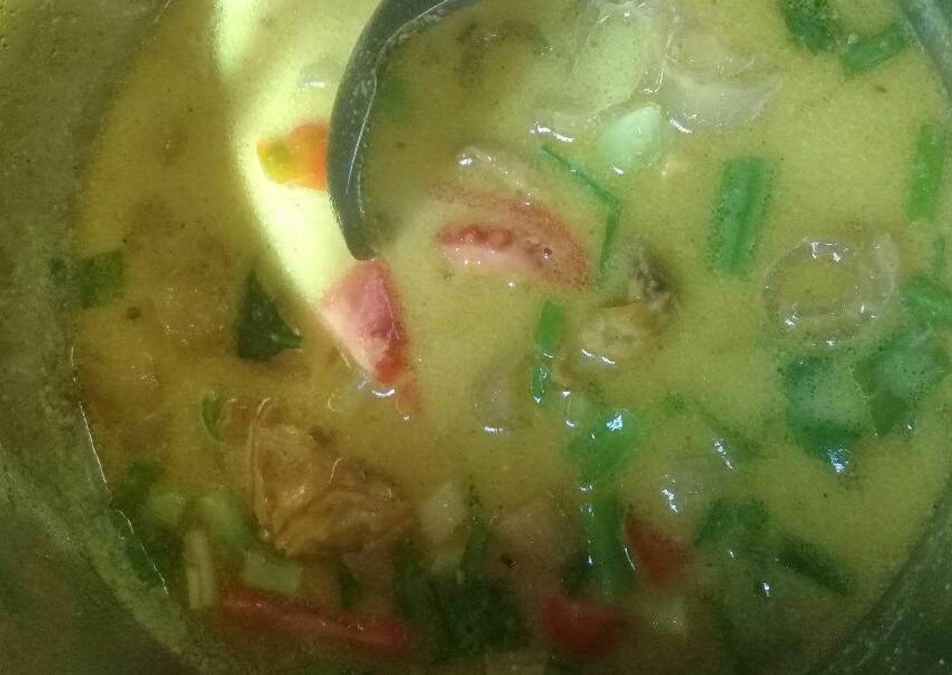 Soto ayam+kikil santan