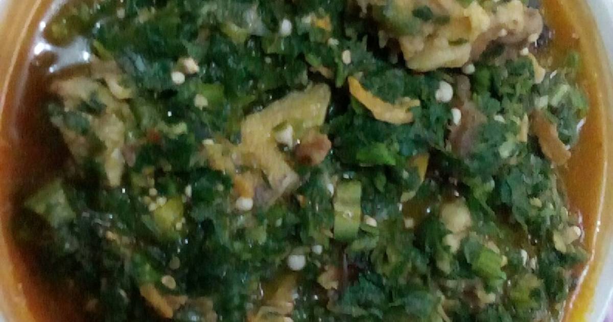 Ugbogulu and okro soup Recipe by Ifeoma Obianagha - Cookpad