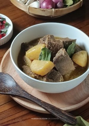 Foto resep Opor Daging Sapi Bumbu Instan Plus Rempah (Empuk & Gurih!)