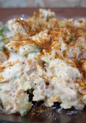 A picture of Left over raita ki dahi pakoriyan 😋.